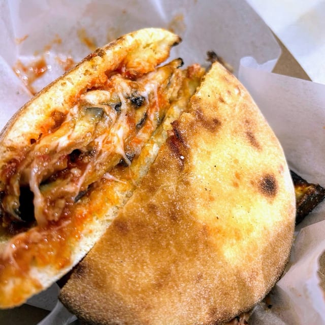 Eggplant Parm Panino.